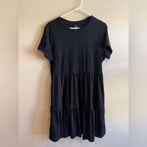 Old Navy Black T-Shirt Dress